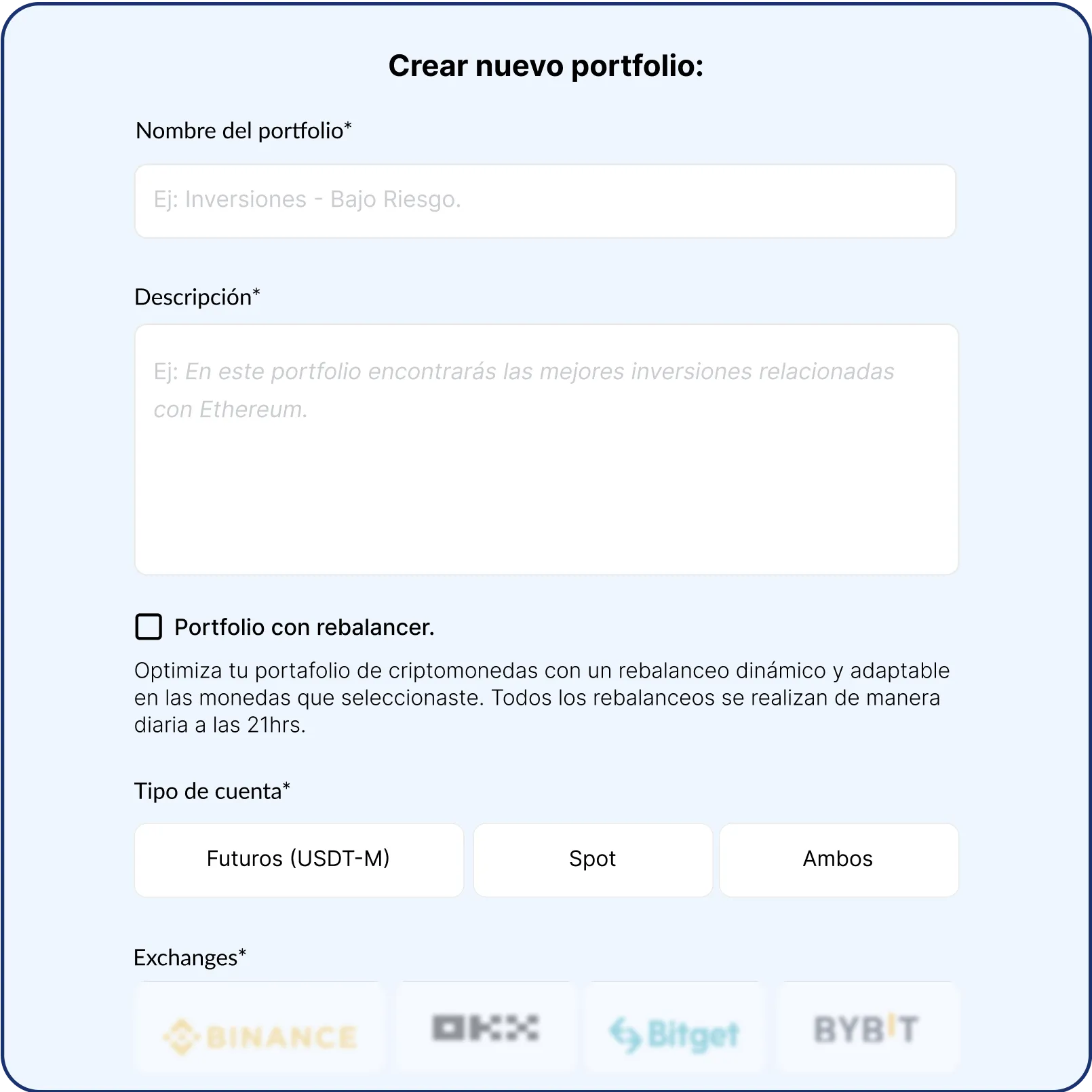 Crea tu portfolio